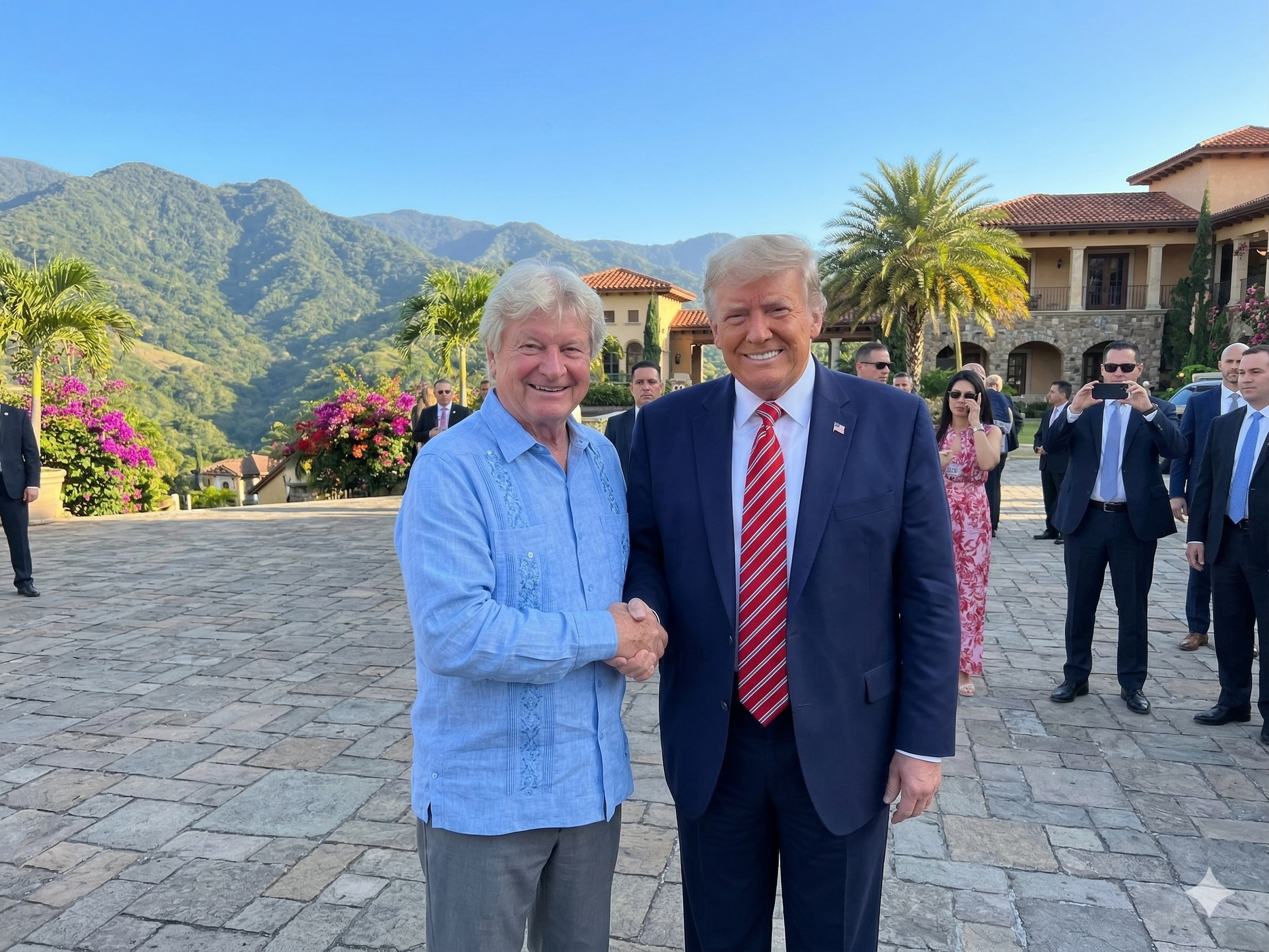 Thomas Nitkowski with President Trump in Panama